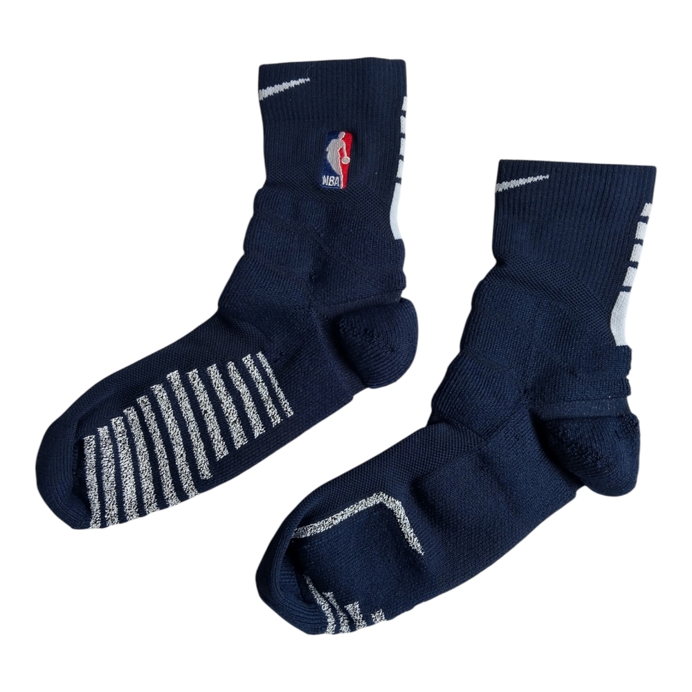 Nike NBA Authentic Ankle/Quarter Socks Navy, 2XL(15-18),NWT